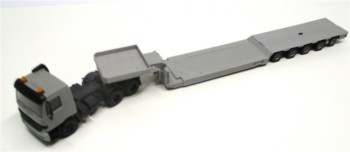 Kibri 1/87 Mercedes Benz Schwerlast-Tiefladerzug grau o. OVP (3612K)