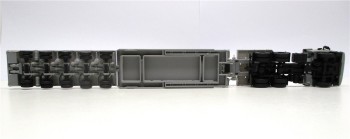 Kibri 1/87 Mercedes Benz Schwerlast-Tiefladerzug grau o. OVP (3612K)