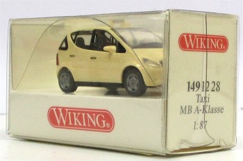 Wiking 1/87 1491228 MB A-Klasse TAXI - OVP (Spur H0)(15-8)