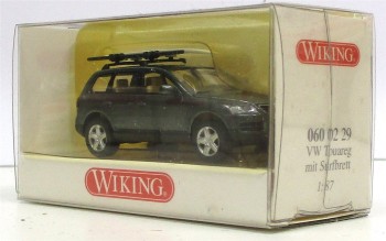 Wiking 1/87 0600229 VW Touareg mit Surfbrett - OVP (Spur H0)(15-16)
