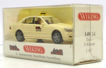 Wiking 1/87 014914 Mercedes S-Klasse TAXI - OVP (Spur H0)(15-17)