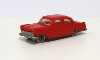 Lego H0 Automodell Taunus 17M de Luxe rot o. OVP (18-95)