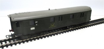 Spur H0 Schicht Postwagen mit Innenbeleuchtung DR OVP (3454k)