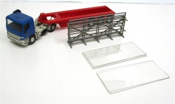 Kibri 1/87 MB LKW Sattelschlepper Glastransport o. OVP (88-12)