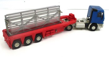 Kibri 1/87 MB LKW Sattelschlepper Glastransport o. OVP (88-12)