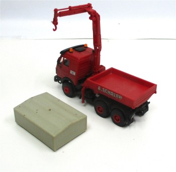 Kibri 1/87 MB Schwertlastzugmaschine Hebekran  A.Scholpp o. OVP (88-11)
