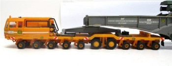 Kibri 1/87 DB Großtrafotransport der DB mit Bedienbersonal o.OVP (4426k)