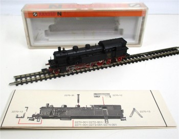 Arnold N 2272 Tender-Dampflokomotive 78 142 DRG Analog OVP (5607k)