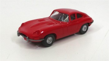 Wiking H0 1/87 Jaguar E rot PKW-Modell o. OVP (99-20)