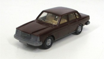 Wiking H0 1/87 264 Volvo braun PKW-Modell o. OVP (99-21)