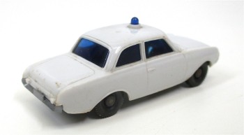 Wiking H0 1/87 Ford Taunus weiß Blaulicht PKW-Modell o. OVP  (80-)