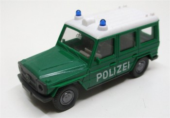 Wiking H0 1/87 Mercedes Benz Geländewagen Polizei Modell o. OVP  (52-5)