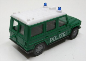 Wiking H0 1/87 Mercedes Benz Geländewagen Polizei Modell o. OVP  (52-5)