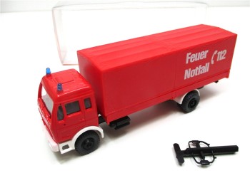 Roskopf 1/87 516F Mercedes L1625 Feuerwehr Pritsche Plane OVP (Spur H0)(52-16)