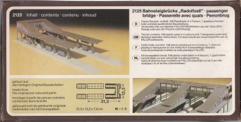 Spur N Faller 2125 222153 Bahnsteigbrücke Radolfzell  Bausatz  (2788k)
