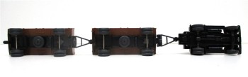 Wiking 1/87 3500 Hanomag ST100 + 2 Anhänger Kohle OVP (Spur H0) (11-10k)