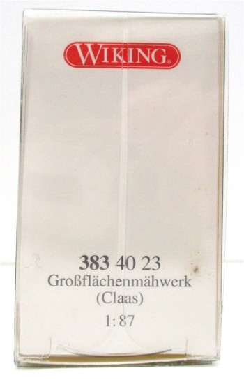 Wiking 1/87 383 40 23 Claas Großflächenmähwerk OVP (Spur H0)(21-34k)