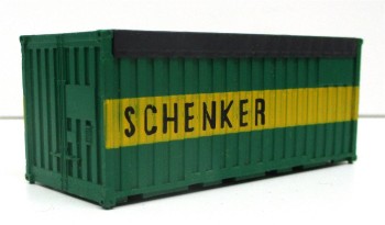 Spur H0 Containermodell Roco Schenker grün 20ft (1:87)(133-9)