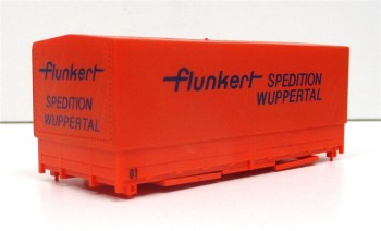 Spur H0 Wechselpritsche Flunker Wuppertal 20ft (1:87)(133-14)
