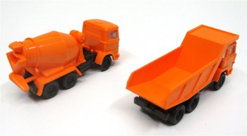 Wiking N 1/160 MB Betonmischer + Henschel Baukipper (5986k)