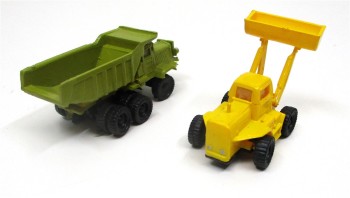 Busch N 1/160 US Radlader + Baukipper (5987k)