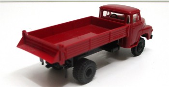 Brekina H0 1/87 MAN Pritschenkipper rot o.OVP (Spur H0) (57-8)
