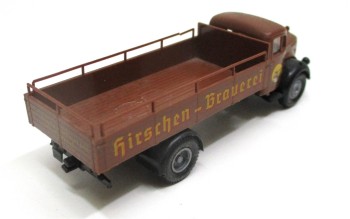 Brekina H0 1/87 MB L311 Getränkepritsche Hirschen Brauerei o.OVP (Spur H0) (57-9)