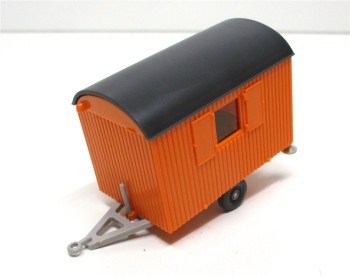 Wiking 1/87 65616 Bauwagen orange  - OVP (Spur H0)(12-4)