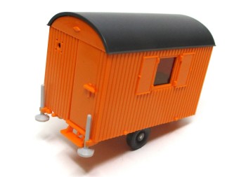 Wiking 1/87 65616 Bauwagen orange  - OVP (Spur H0)(12-4)