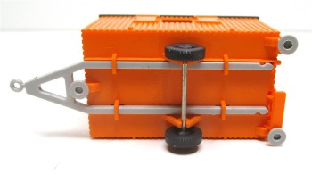 Wiking 1/87 65616 Bauwagen orange  - OVP (Spur H0)(12-4)