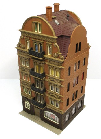 Spur H0 Vollmer Stadthaus (II) Mittelgebäude Fertigmodell