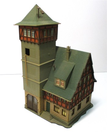 Spur H0 Vollmer 20817 Stadt-Feuerwache mit Schlauchturm