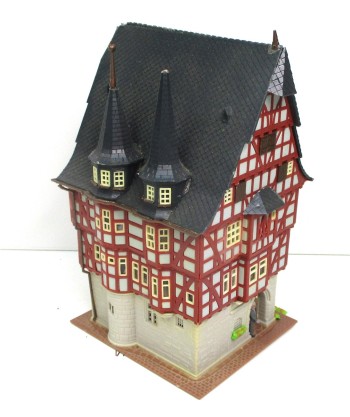 Spur H0 Faller 936 Kleinstadt-Fachwerkhaus Fertigmodell 