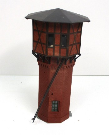 Spur H0 Auhagen Wasserturm Backstein / Fachwerk Fertigmodell 