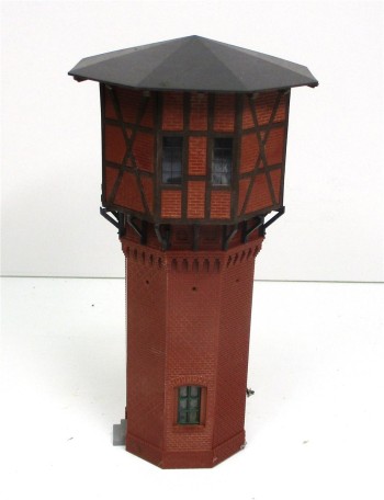 Spur H0 Auhagen Wasserturm Backstein / Fachwerk Fertigmodell 