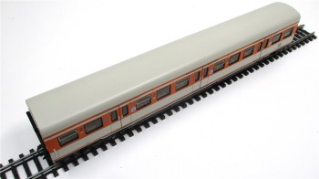 Spur H0 Märklin 4184 S-Bahn-Wagen 2.KL DB orange-grau OVP (127k)