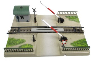 Märklin H0 7390 Bahnübergang mechanisch M-Gleis OVP (451k)