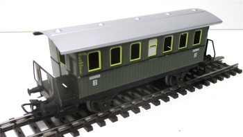 Spur H0 Märklin 4040 Nebenbahn-Plattformwagen 2.Kl. OVP (1146k)