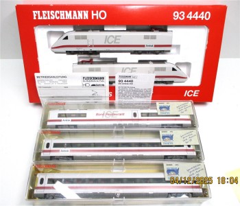 Fleischmann H0 934440 ICE1 401 084-9/584-8 Amtrak 5-teilig Wechselstrom OVP (2226F)