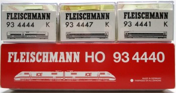 Fleischmann H0 934440 ICE1 401 084-9/584-8 Amtrak 5-teilig Wechselstrom OVP (2226F)