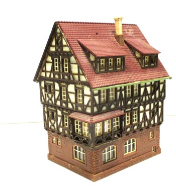 Spur N  Fertigmodell  Fachwerkhaus mit Gauben von Vollmer
