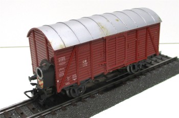 Spur H0 Märklin 4411 Gedeckter Güterwagen Schlusslicht (ungeprüft) o.OVP (1994L)