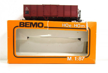 Spur H0e BEMO 2051 Hochbordwagen RhB OVP (991C)