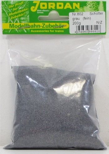 Jordan N/Z [802] Modell-Schotter grau, fein 200g  Btl. - OVP 