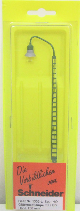Schneider H0 1333 LED Gittermastlampe - Fertigmodell