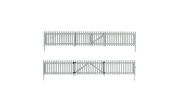 Woodland Scenics WA2984 HO Modell-Zaun Picket Fence