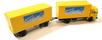 Wiking H0 1/87 MAN Post-LKW Hängerzug (34/26C)