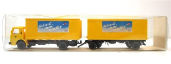 Wiking H0 1/87 MAN Post-LKW Hängerzug (34/26C)