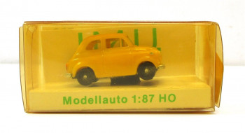Imu H0 1/87 PKW Fiat 500 gelb (22/39C)