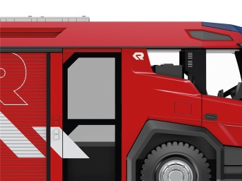 Wiking 1/43 043110 Feuerwehr - Rosenbauer RT "R-Wing Design" - OVP NEU